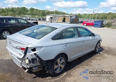 2017 Hyundai Sonata Hybrid Limited z USA, uszkodzony, nr VIN KMHE34L31HA067220